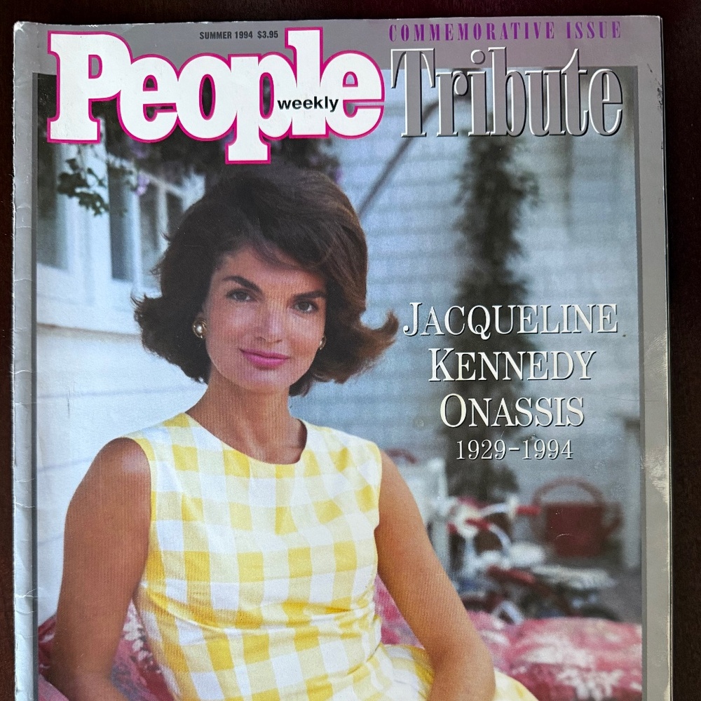 Ladies' Lot:  Two Jackie Kennedy Onassis Magazines and A Wedding Guide